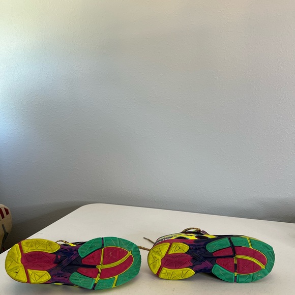 Asics WMNS Gel-Noosa Tri 9 1/2 Purple Yellow T580N-4907 - Picture 6 of 12
